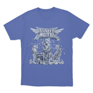 Glass Foxes Unisex T Shirt Blue