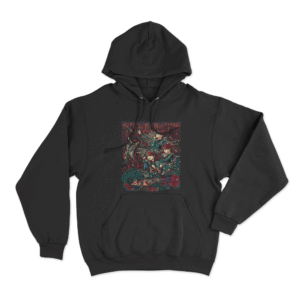 Metal March Unisex Hoodie Black